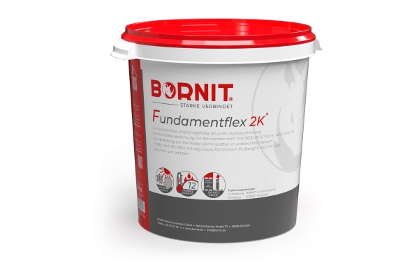 BORNIT Fundamentflex 2K izolacyjna, grubowarstwowa masa bitumiczna (30l)
