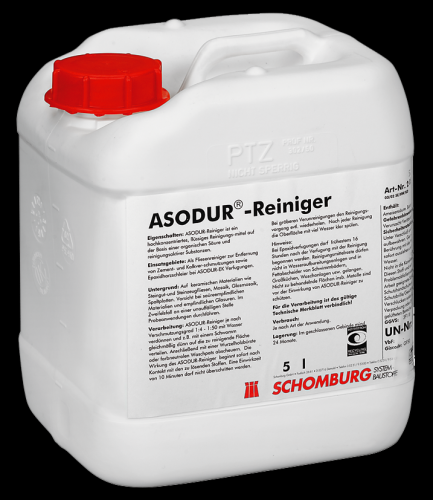Wysoce skuteczny, uniwersalny środek czyszczący do zabrudzeń żywicznych SCHOMBURG ASODUR-REINIGER 1 L