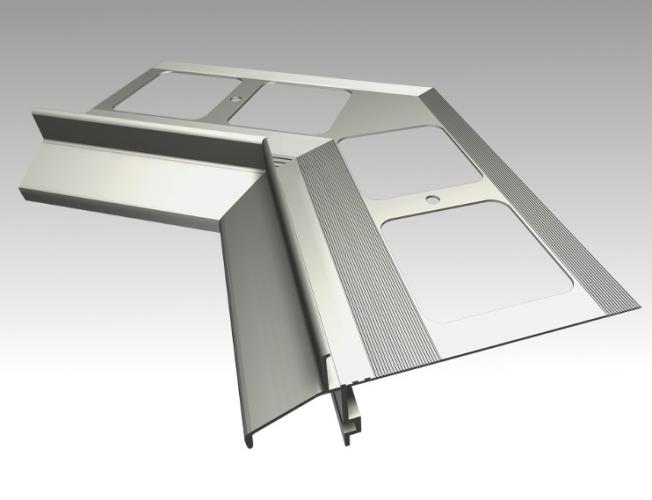 Narożnik wewnętrzny dla balkonów i tarasów bez warstwy drenażowej RENOPLAST Nw 40/135 (1 sztuka)