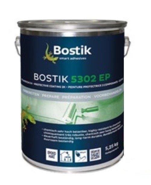 Dwuskładnikowa, ochronna  powłoka epoksydowa BOSTIK 5302 EP (5,25 kg) - składnik A (baza)