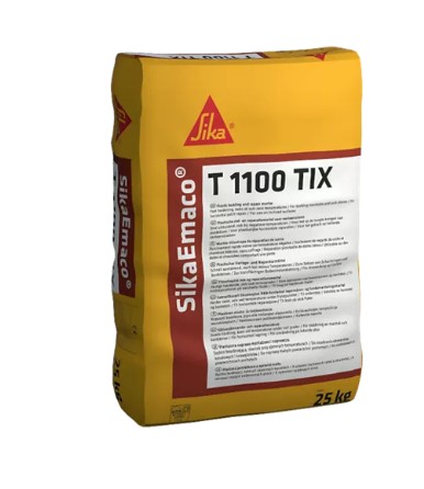 Szybkowiążąca zaprawa naprawcza 25kg Sikaemaco t 1100tix v1 Sika