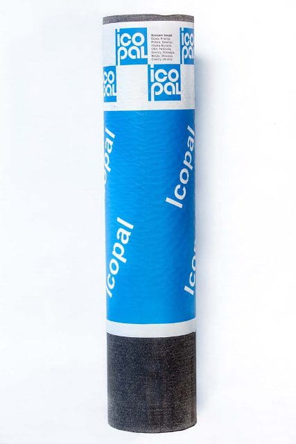 Papa W PET wierzchniego krycia na włókninie poliestrowej z ciągłych włókien PET wzmacniana nićmi szklanymi - nowoczesny zamiennik W400 ICOPAL W/PET-SBS/ICOPAL gr.2,2mm (15m2)