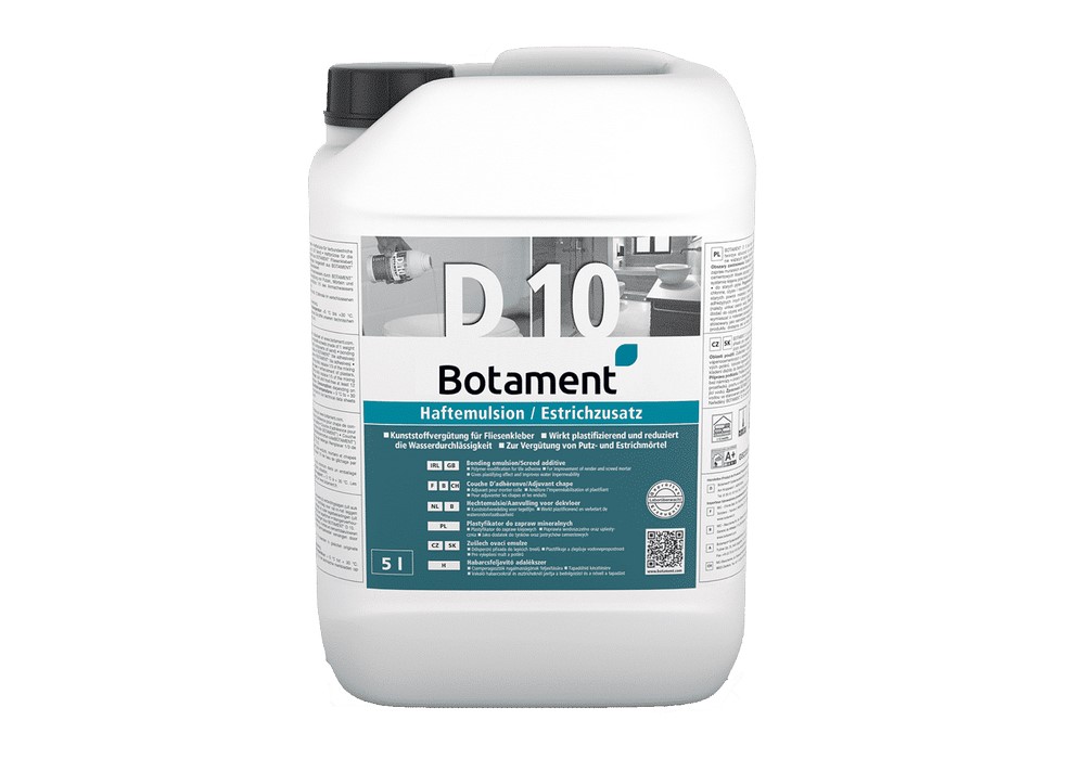 Plastyfikator do zapraw mineralnych BOTAMENT® D 10.