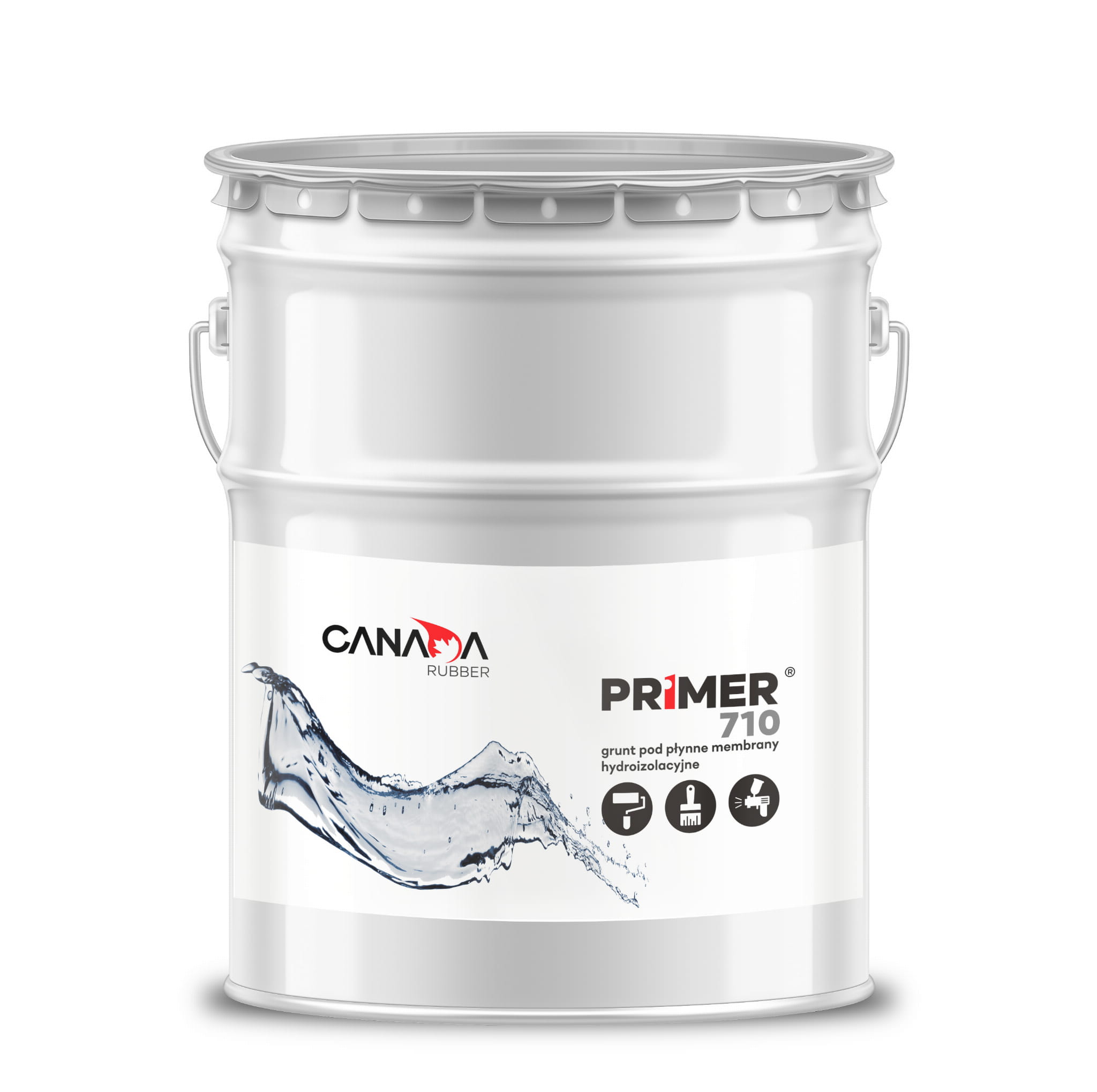 Jednoskładnikowy podkład gruntujący poliuretanowy Canada Rubber PRIMER 710, bezbarwny
