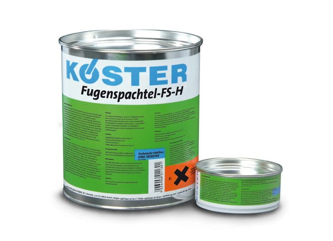 KOESTER Fugenspachtel FS-H Dwuskładnikowa, elastyczna, rozlewna, samopoziomująca masa uszczelniająca na bazie polisulfidów (4kg)