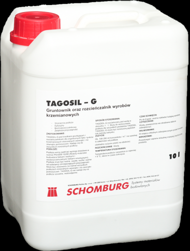 Środek gruntujący pod powłoki malarskie TAGOSIL-PROFI SCHOMBURG TAGOSIL-G