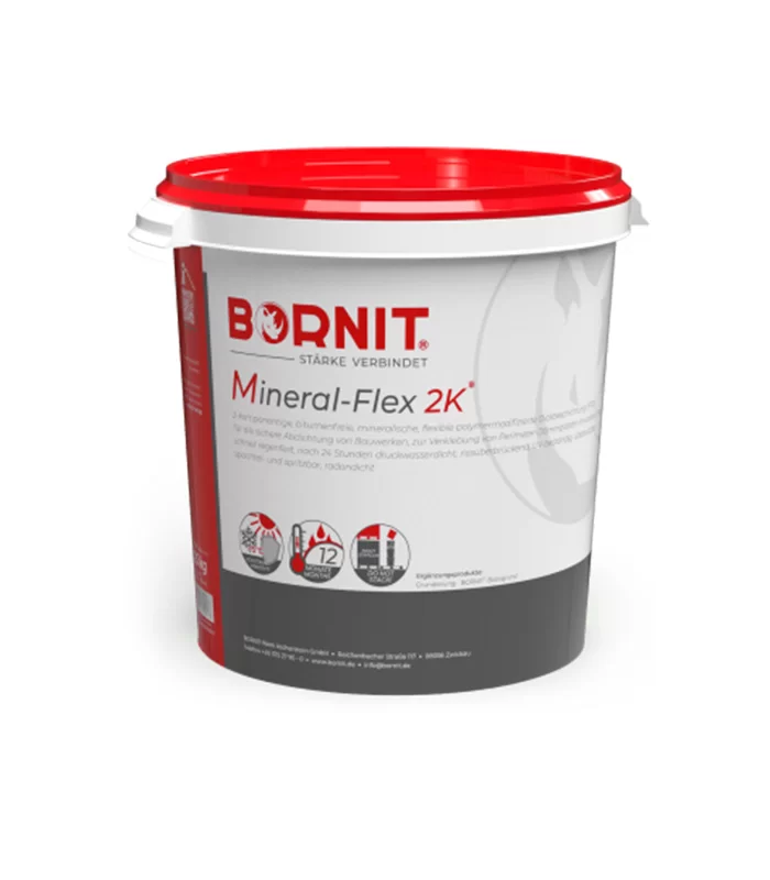 Dwuskładnikowa mineralna masa uszczelniająca Bornit Mineral-Flex 2K 25kg