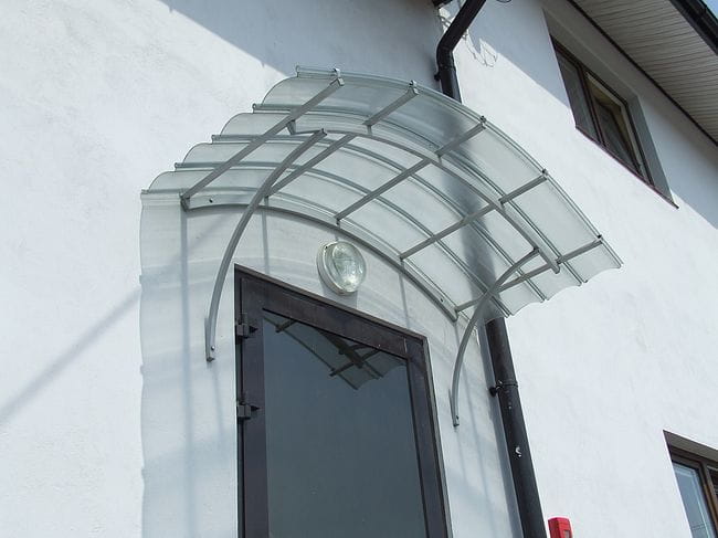 ICOPAL Daszek Fastlock® 2,0 DRZWI nad drzwi aluminiowy kolor: RAL 9006 (190x82cm)
