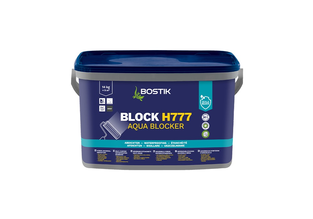 Hybrydowa izolacja przeciwwodna Bostik Block H777 Aqua Blocker 14 kg
