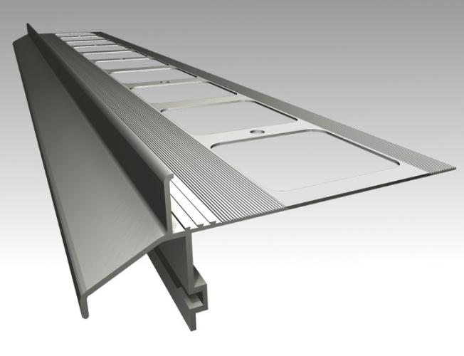 Profil okapowy dla balkonów i tarasów bez warstwy drenażowej z posadzką ceramiczną RENOPLAST K40 1 sztuka - 2mb
