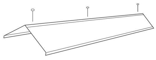 Fastlock Uni profil kalenicowy 20˚ 1,25m Icopal